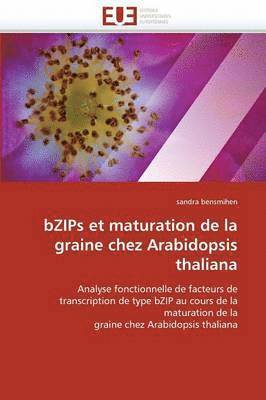 Bzips Et Maturation de la Graine Chez Arabidopsis Thaliana 1