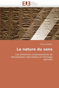 bokomslag La Nature Du Sens