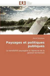 bokomslag Paysages Et Politiques Publiques