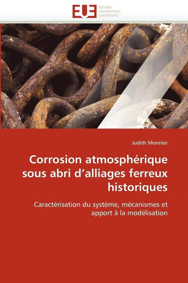 Corrosion Atmosph rique Sous Abri d''alliages Ferreux Historiques 1