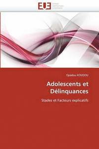 bokomslag Adolescents Et D linquances
