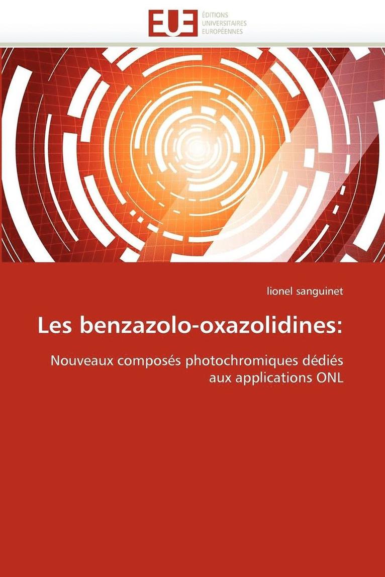 Sanguinet-L, TBD - Les benzazolo-oxazolidines, Häftad
