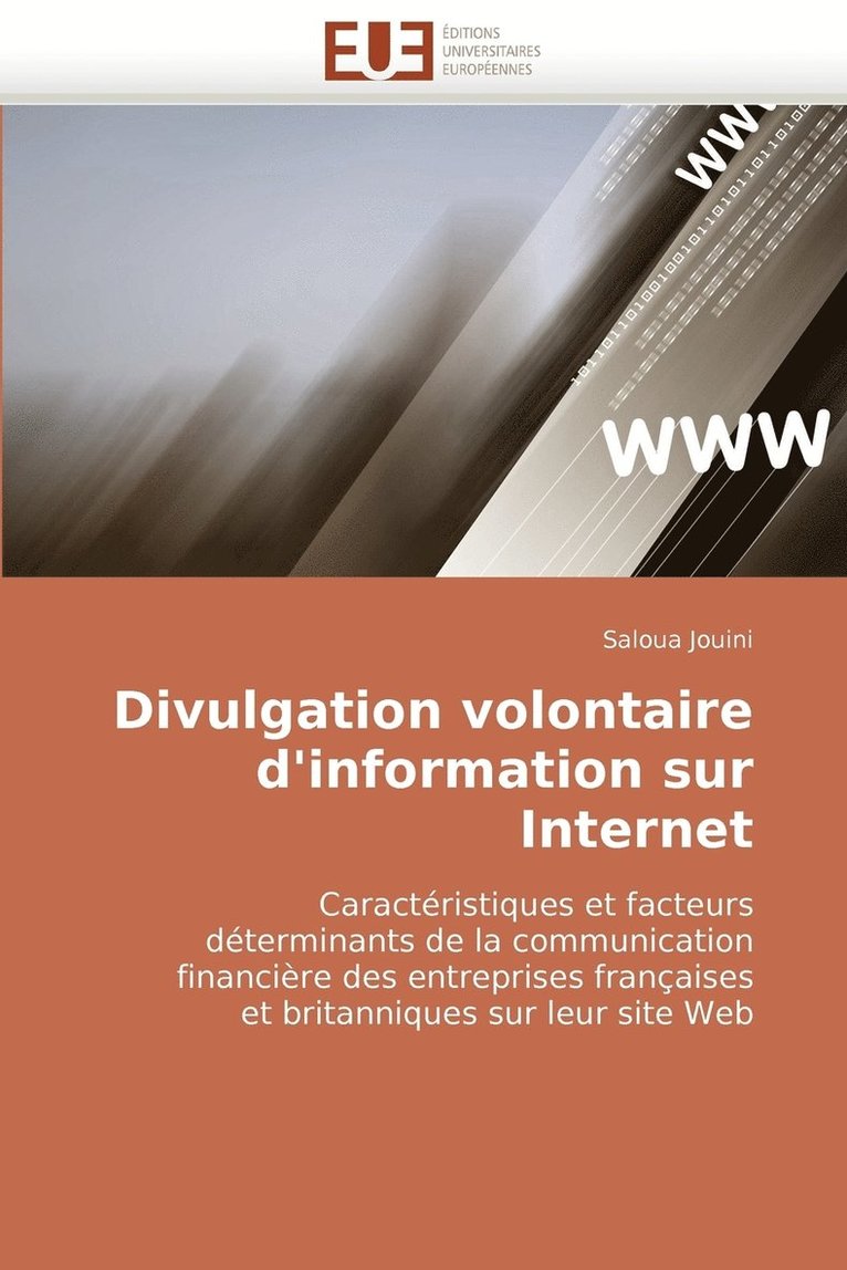 Divulgation Volontaire D'Information Sur Internet 1