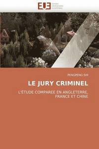 bokomslag Jury Criminel