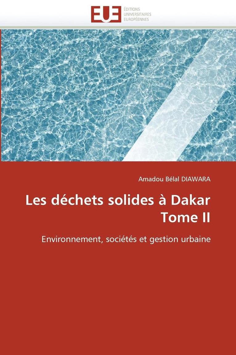 Les Dchets Solides  Dakar Tome II 1