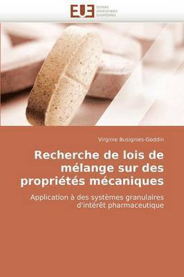 bokomslag Recherche de Lois de M?lange Sur Des Propri?t?s M?caniques