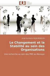 bokomslag changement et la stabilité au sein des organisations