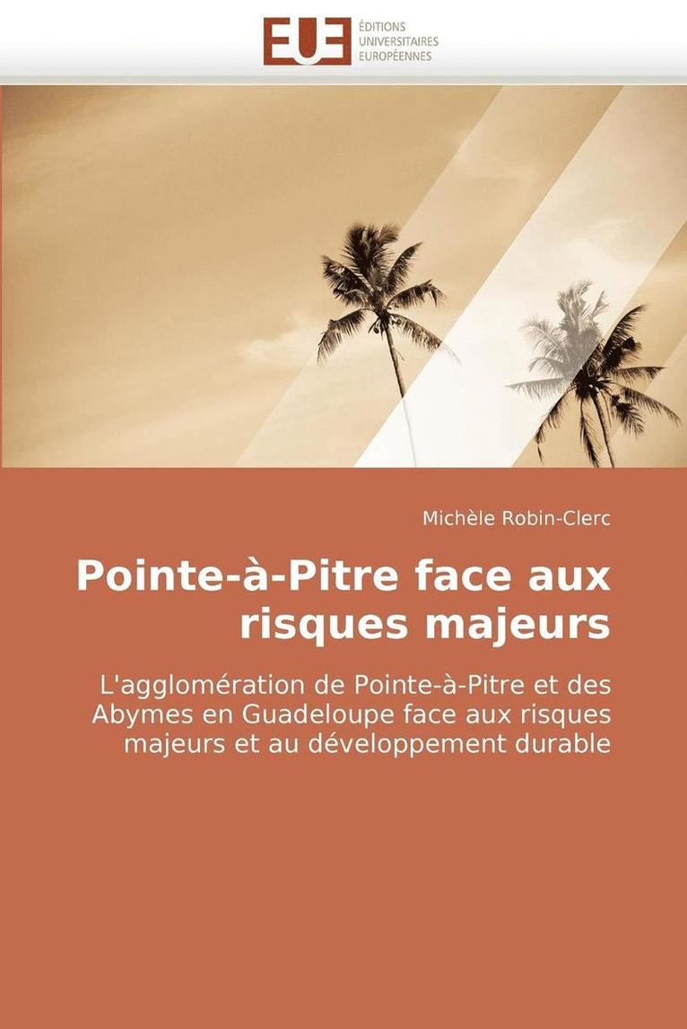 Robin-Clerc-M, ROBIN-CLERC-M, Michèle Robin-Clerc - Pointe-�-Pitre Face Aux Risques Majeurs, Häftad