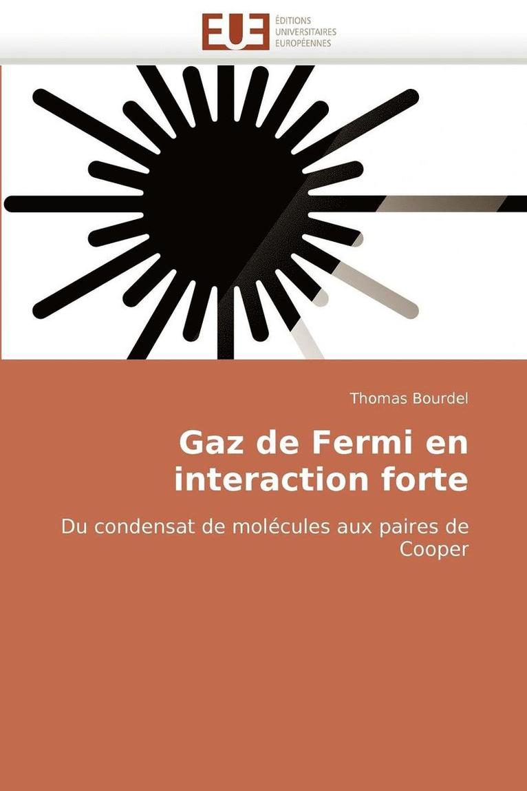 Bourdel-T, BOURDEL-T - Gaz de Fermi En Interaction Forte, Häftad