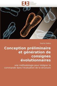 bokomslag Conception préliminaire et génération de consignes évolutionnaires