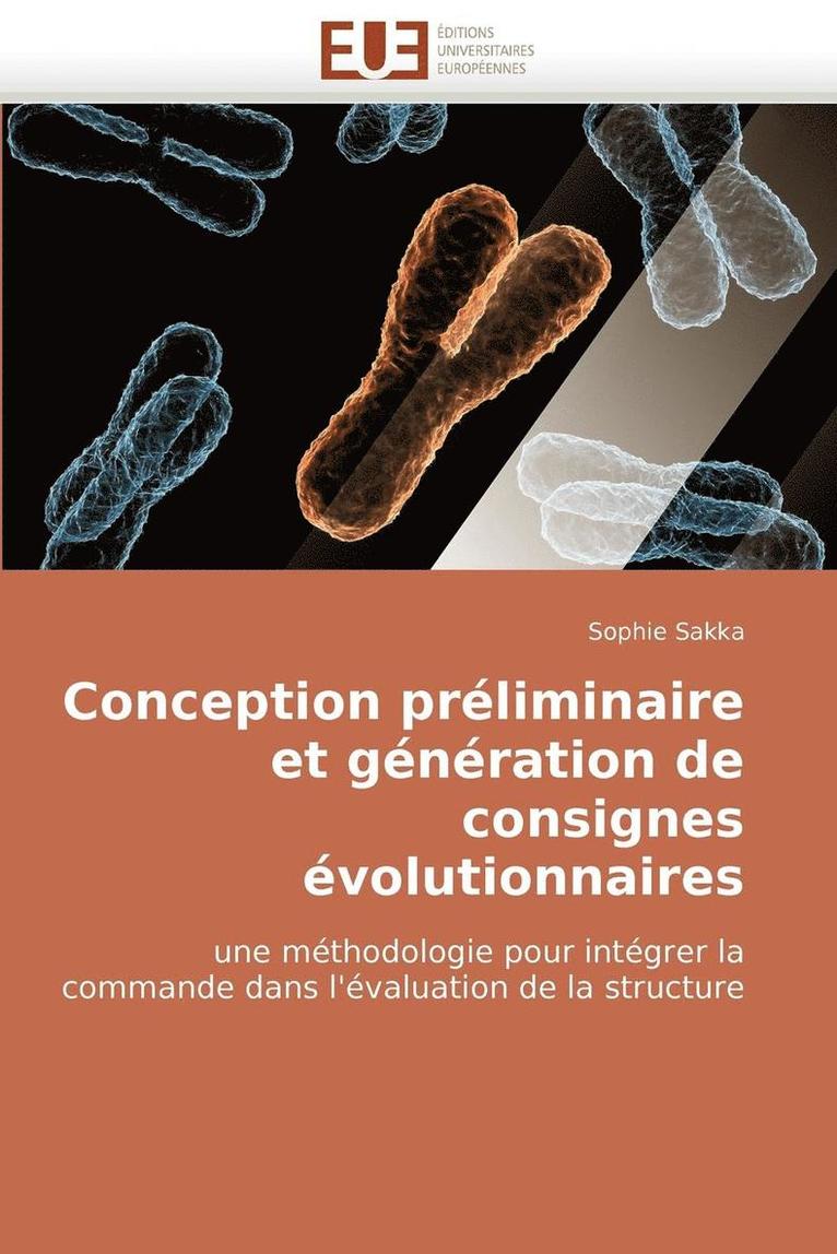 Conception Pr liminaire Et G n ration de Consignes  volutionnaires 1