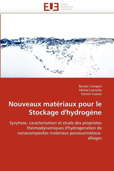 bokomslag Nouveaux matériaux pour le stockage d''hydrogène