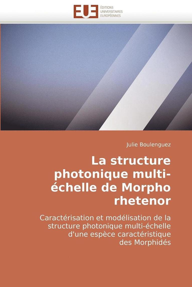 La Structure Photonique Multi- chelle de Morpho Rhetenor 1