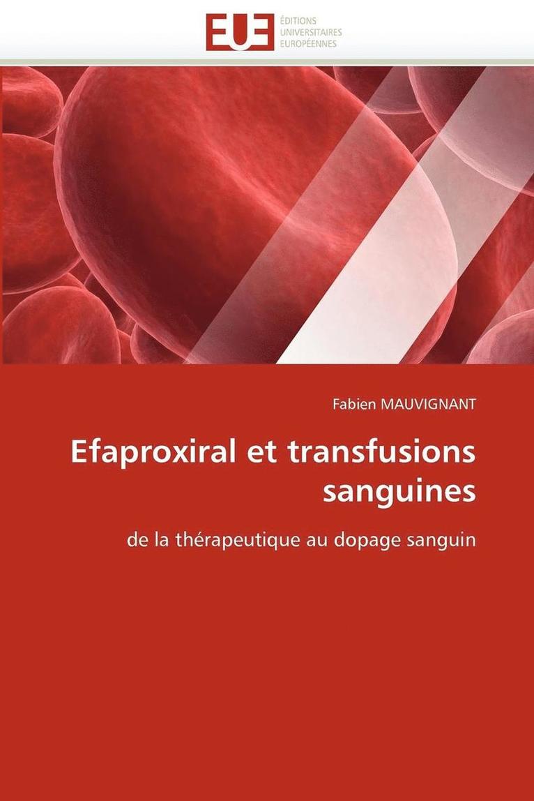 Efaproxiral Et Transfusions Sanguines 1