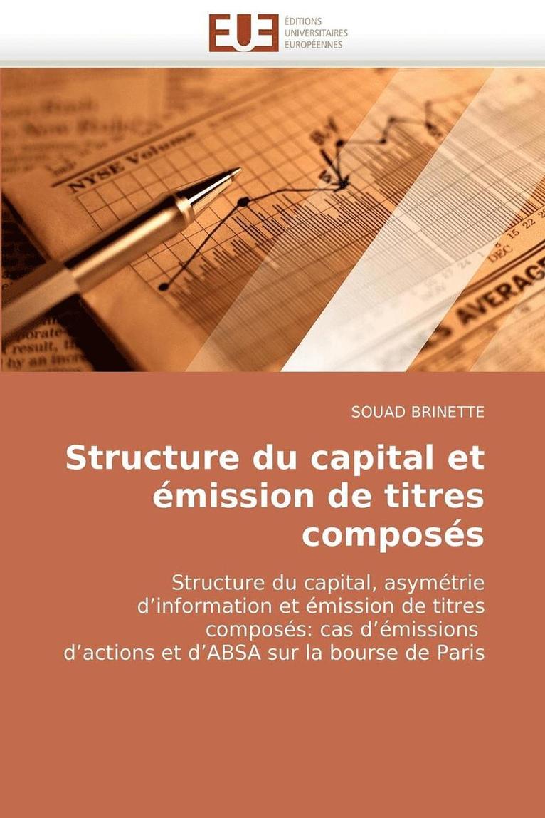 Structure Du Capital Et  mission de Titres Compos s 1