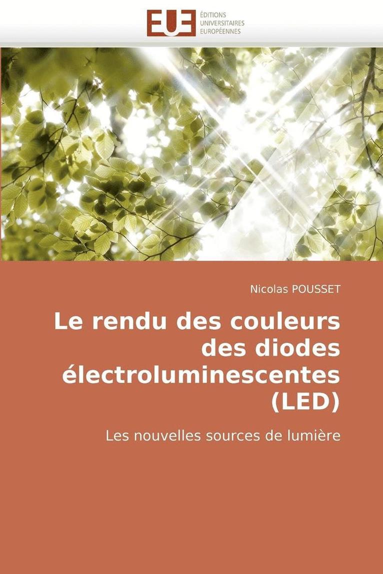 Le Rendu Des Couleurs Des Diodes  lectroluminescentes (Led) 1