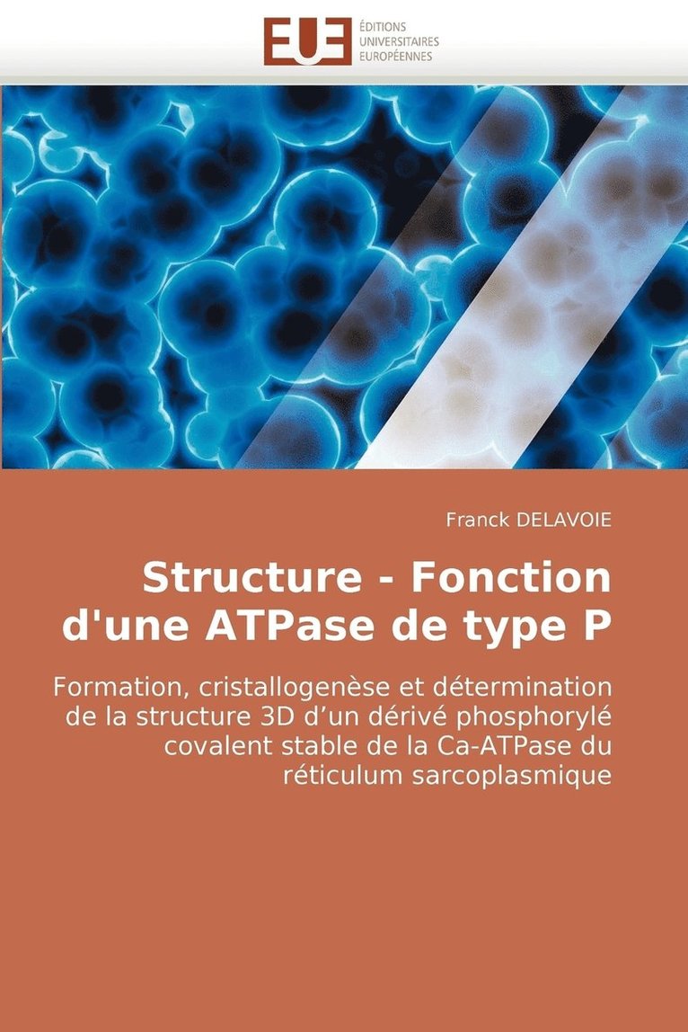 Structure - Fonction D'Une Atpase de Type P 1