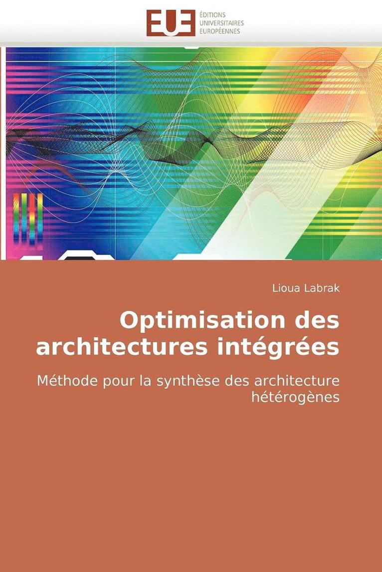 Optimisation Des Architectures Int gr es 1