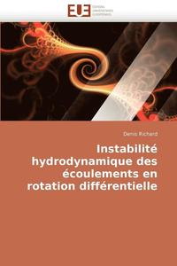bokomslag Instabilité hydrodynamique des écoulements en rotation différentielle