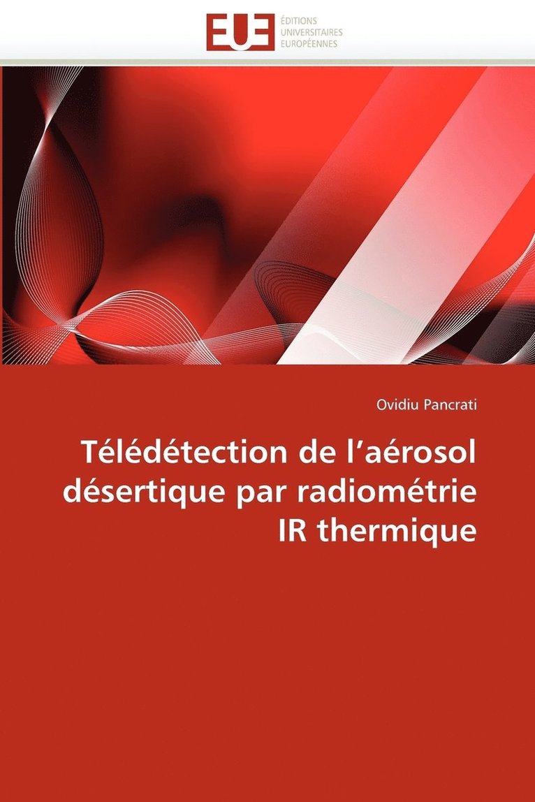 Teledetection de L'Aerosol Desertique Par Radiometrie IR Thermique 1