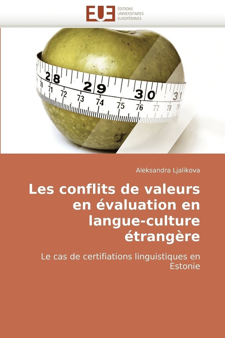 Les Conflits de Valeurs En Evaluation En Langue-Culture Etrangere 1