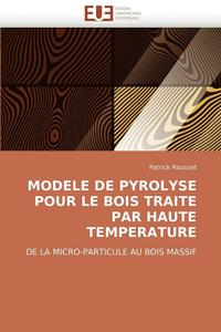 bokomslag Modele de Pyrolyse Pour Le Bois Traite Par Haute Temperature