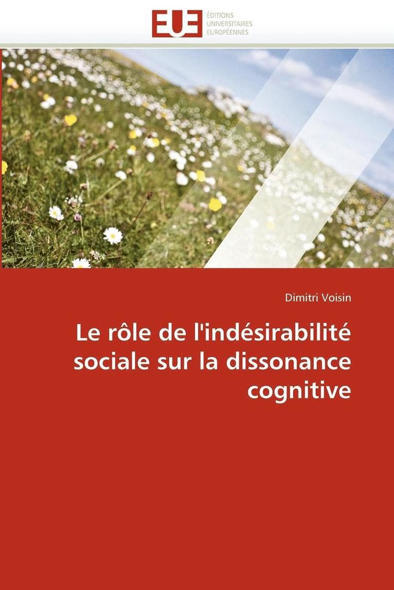 Le R le de l''ind sirabilit  Sociale Sur La Dissonance Cognitive 1