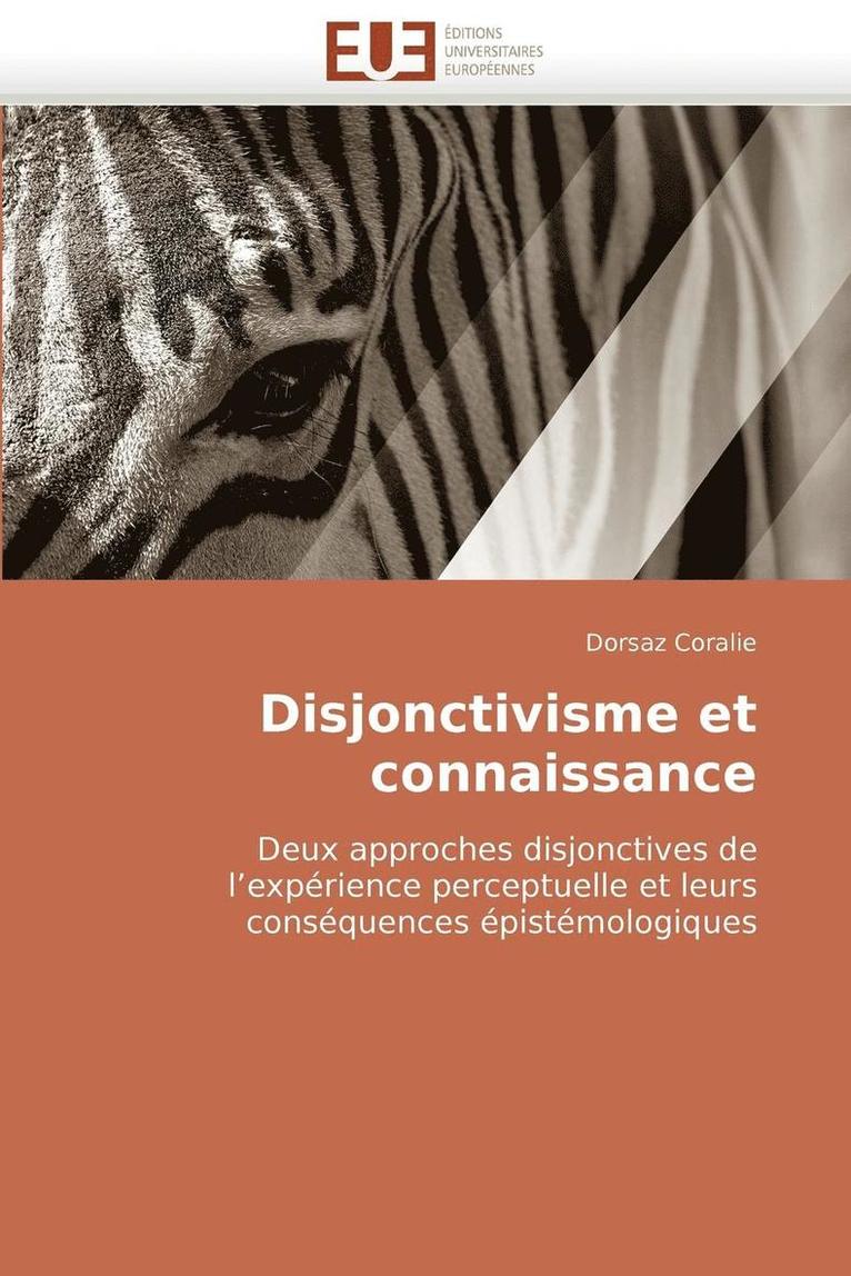 Disjonctivisme Et Connaissance 1