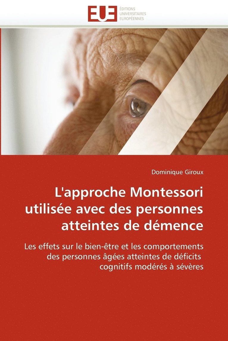 L'Approche Montessori Utilisee Avec Des Personnes Atteintes de Demence 1