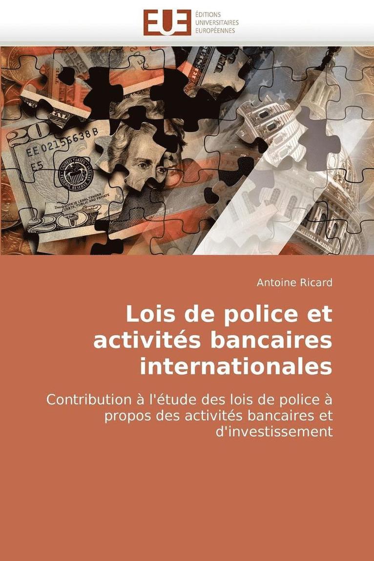 Ricard-A, RICARD-A - Lois de Police Et Activit�s Bancaires Internationales, Häftad