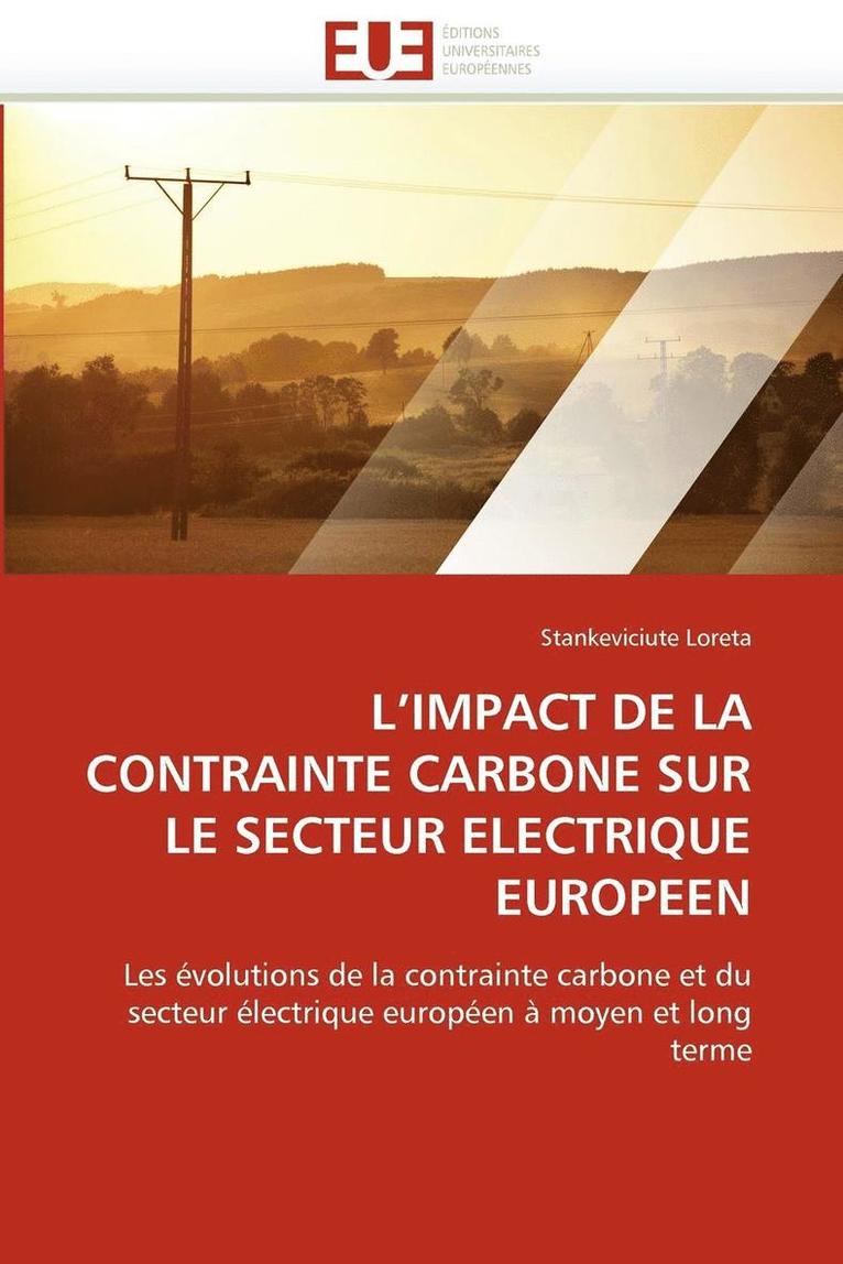 L''impact de la Contrainte Carbone Sur Le Secteur Electrique Europeen 1