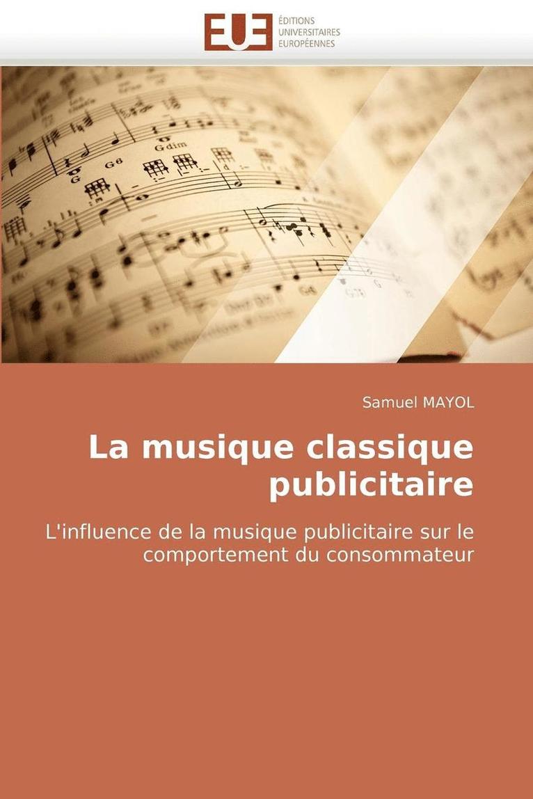 La Musique Classique Publicitaire 1