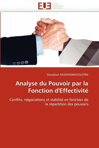 bokomslag Analyse Du Pouvoir Par La Fonction d'Effectivit 