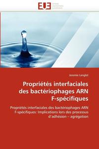 bokomslag Propriétés interfaciales des bactériophages arn f-spécifiques