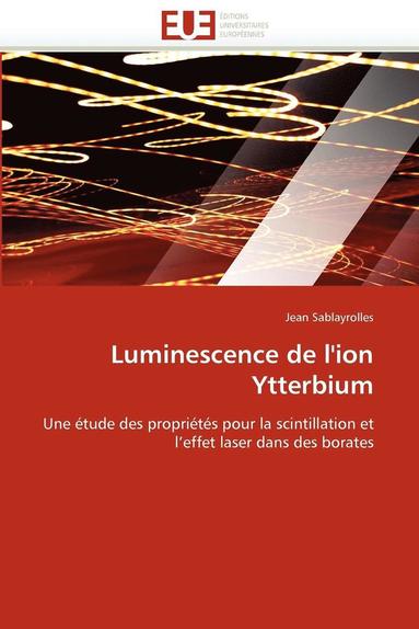 bokomslag Luminescence de l''ion Ytterbium