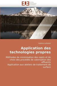 bokomslag Application Des Technologies Propres
