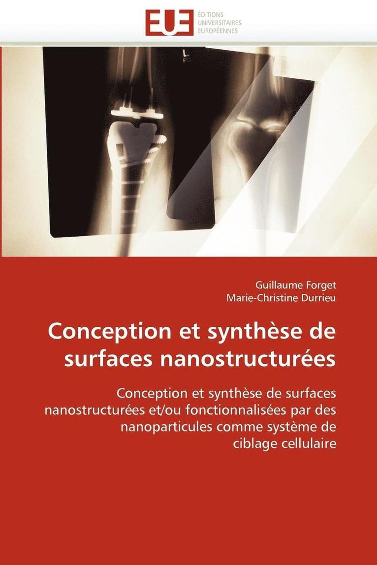 Collectif, TBD, Tbd - Conception et synthèse de surfaces nanostructurées, Häftad