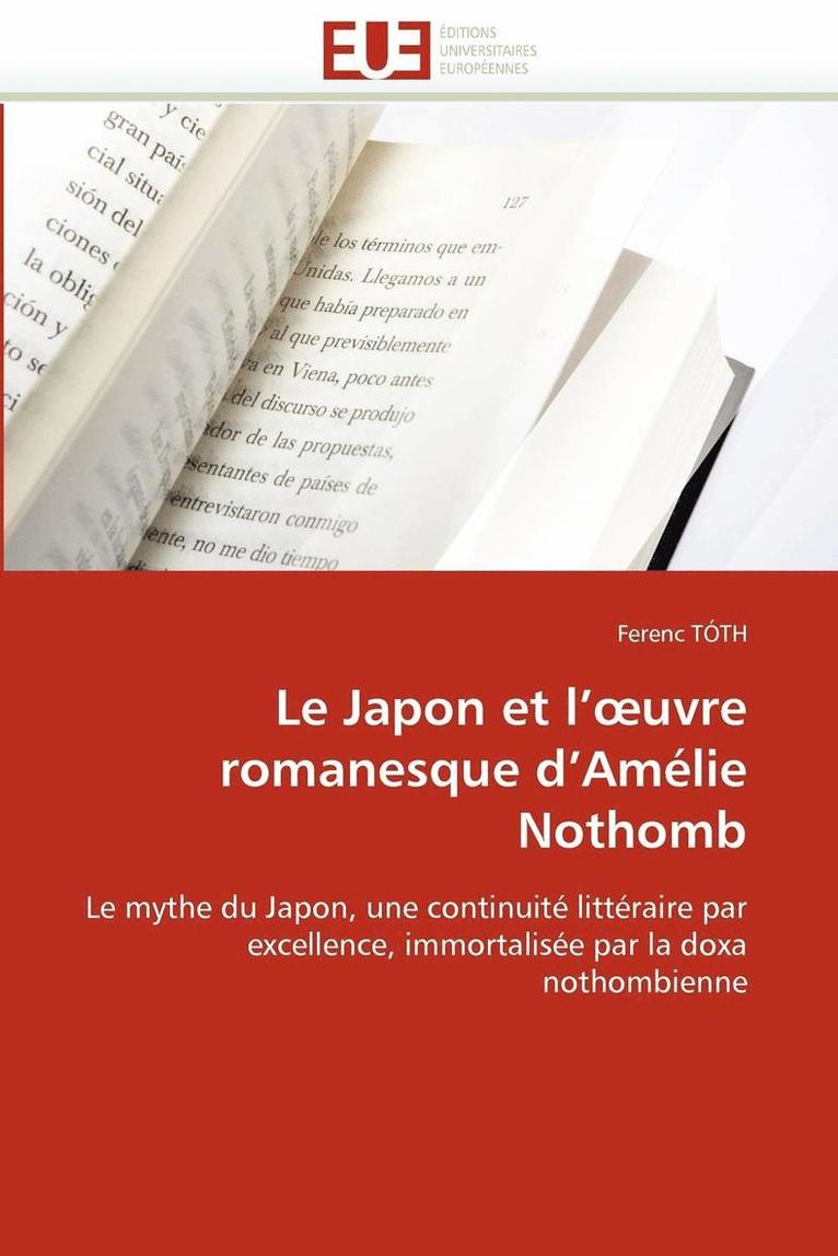Le Japon Et L'' Uvre Romanesque d''am lie Nothomb 1