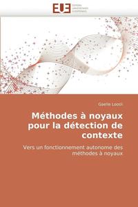 bokomslag Méthodes à noyaux pour la détection de contexte