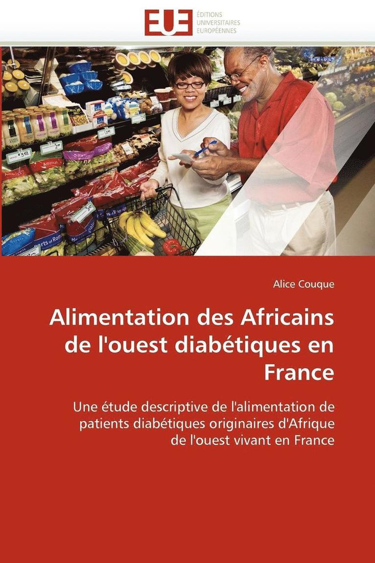 Alimentation Des Africains de l''ouest Diab tiques En France 1