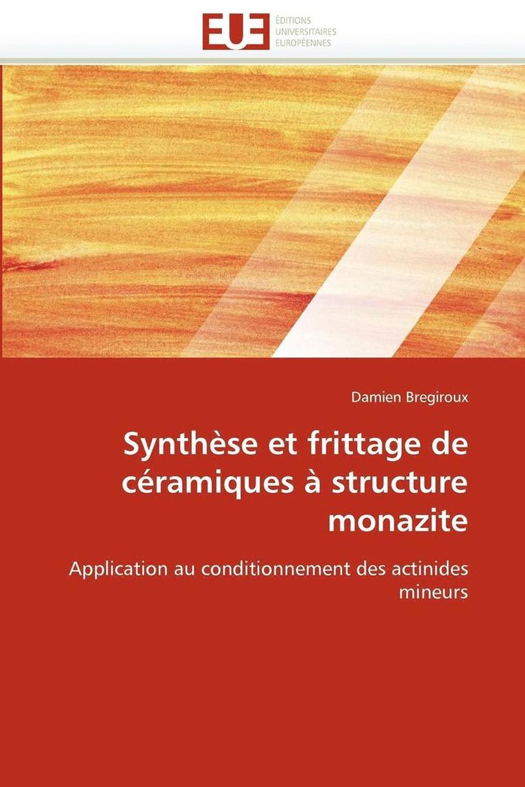 Synth se Et Frittage de C ramiques   Structure Monazite 1