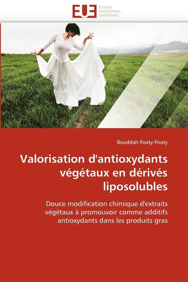 Valorisation d'Antioxydants V g taux En D riv s Liposolubles 1