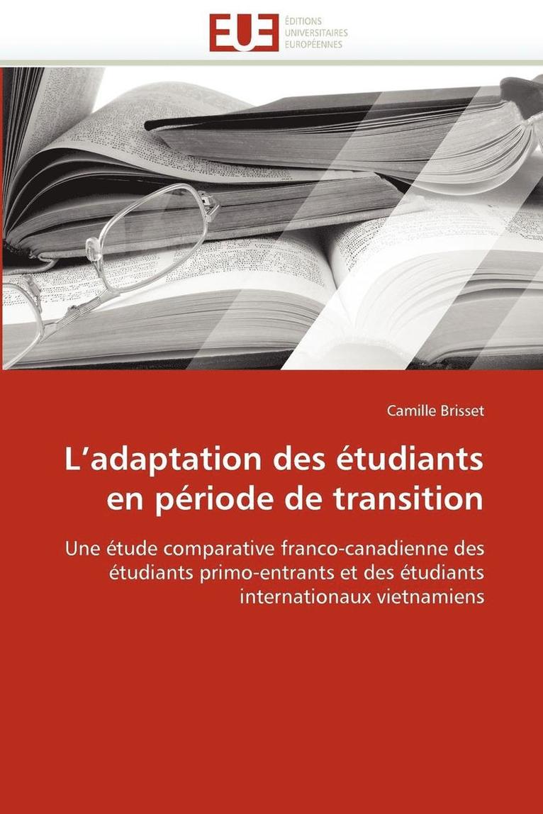 L Adaptation Des  tudiants En P riode de Transition 1