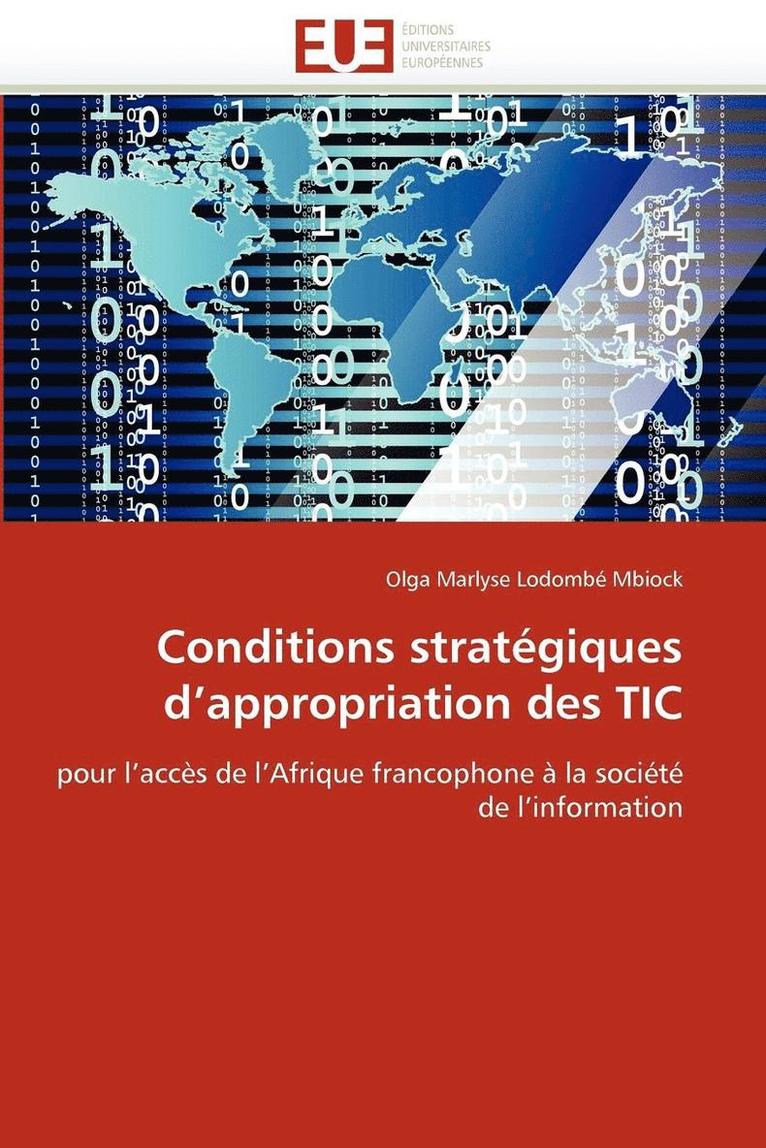 Conditions Strat giques d''appropriation Des Tic 1