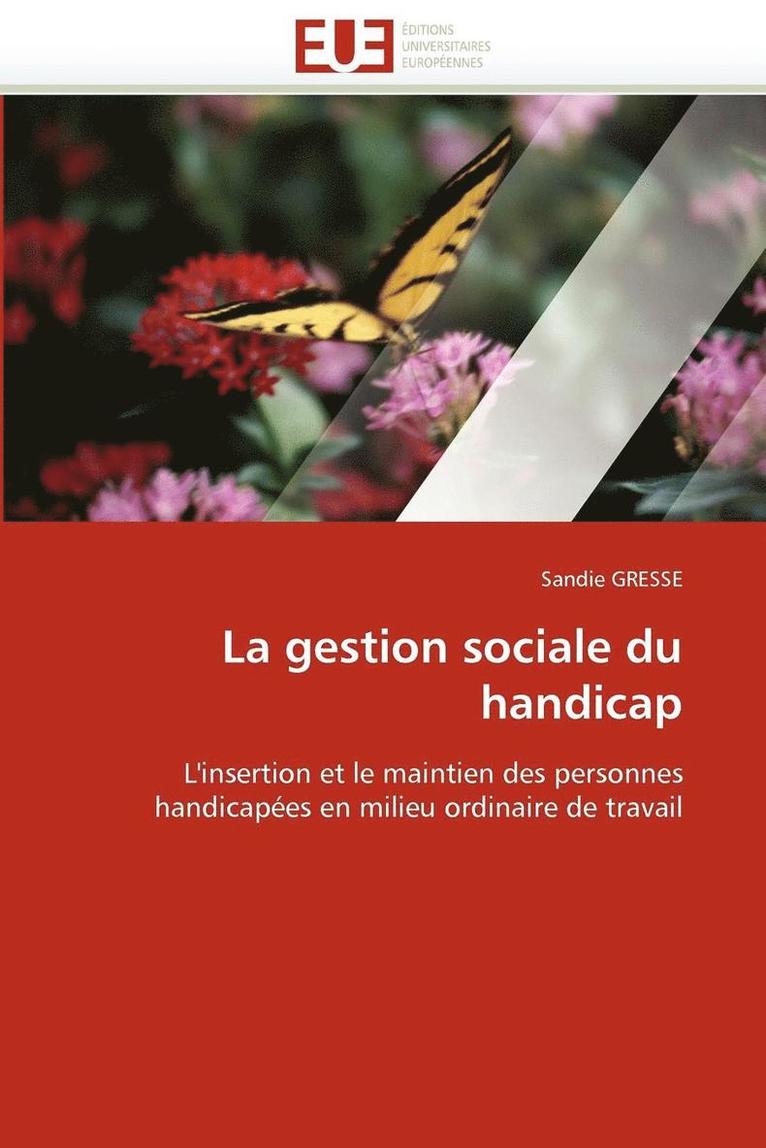 La Gestion Sociale Du Handicap 1