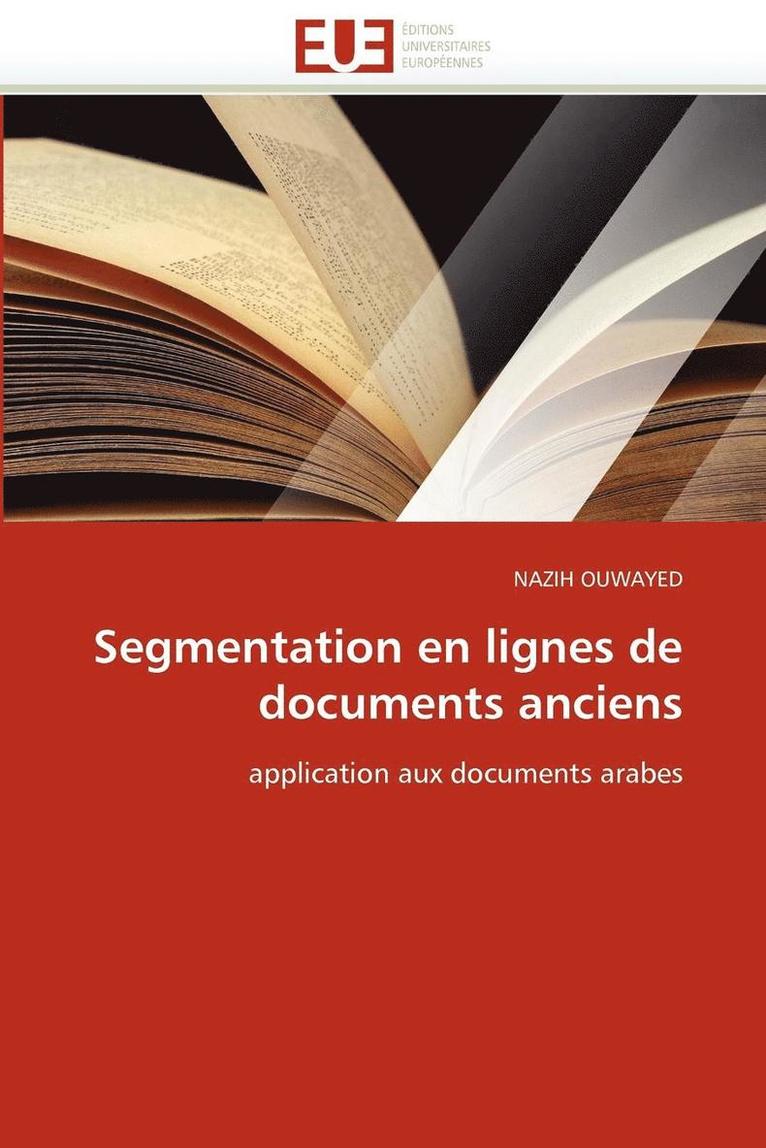 Segmentation En Lignes de Documents Anciens 1
