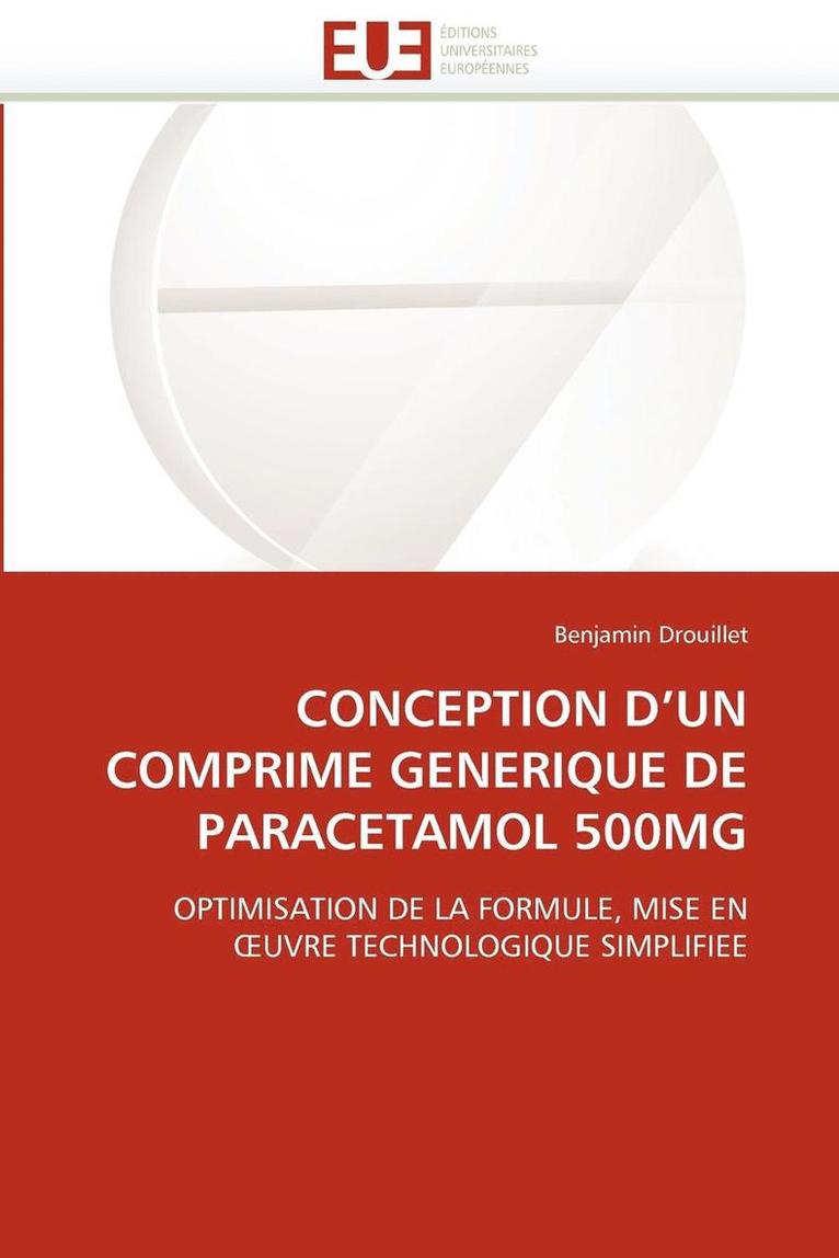 Conception D Un Comprime Generique de Paracetamol 500mg 1