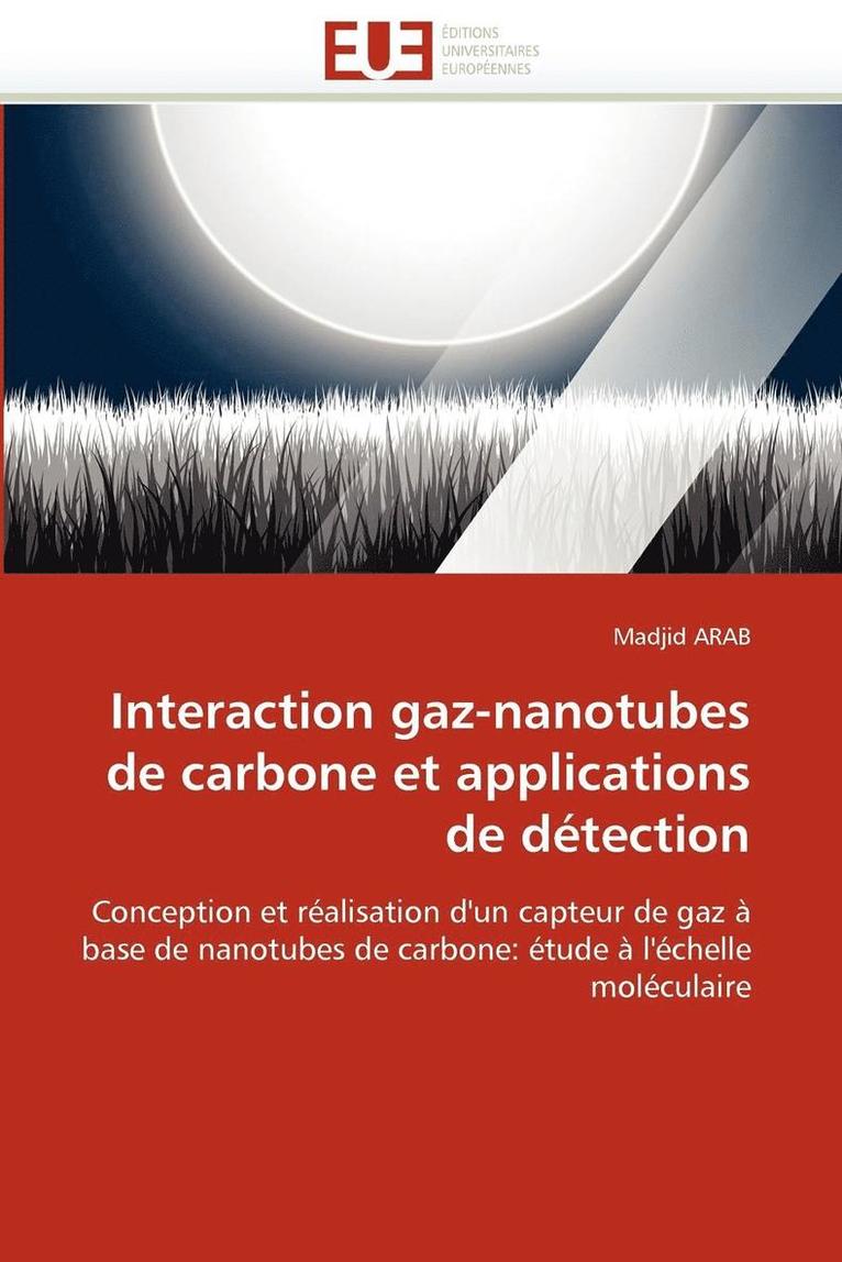 Interaction Gaz-Nanotubes de Carbone Et Applications de D tection 1