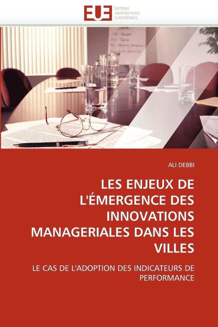 Les Enjeux de l'' mergence Des Innovations Manageriales Dans Les Villes 1