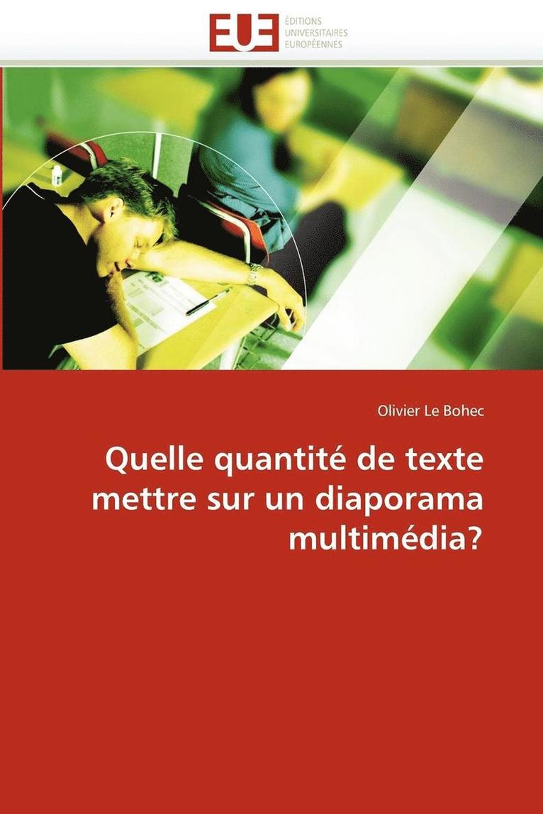 Quelle Quantit  de Texte Mettre Sur Un Diaporama Multim dia? 1